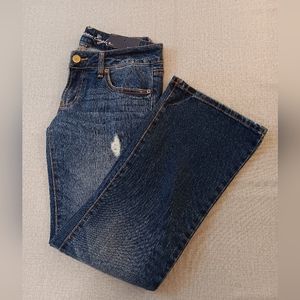 NWT American Eagle Favorite Boyfriend Low Rise Dark Wash Womens Jeans Sz 6R